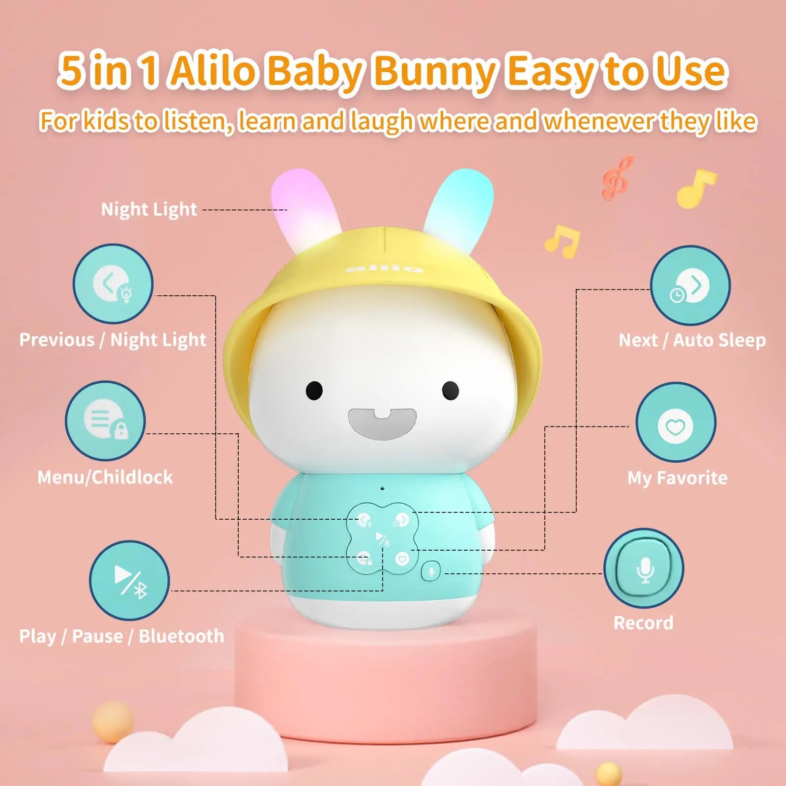 alilo Baby Bunny Versatile Story Music Player